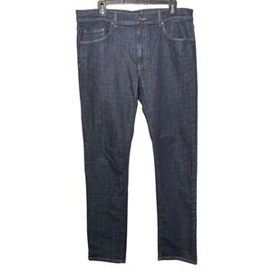 Mott +‎ Bow Slim Straight Jeans Mens Size 35x32 Dark Wash